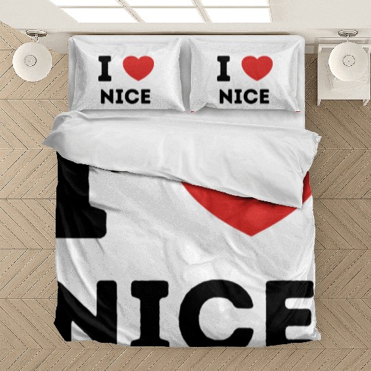 I Love Nice France Bedding Sets