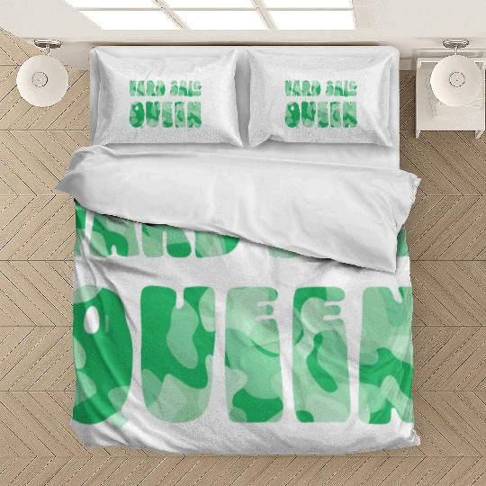 Yard Sale Queen green camo Bedding Sets