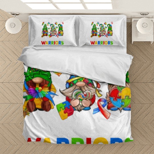 Autism Teacher Of Warriors Gnomes Bedding Sets