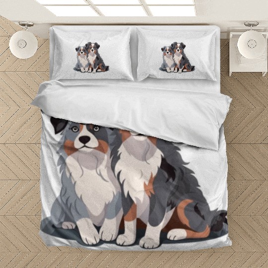 Australian Shepherd I Was Normal 2 Aussies Ago Bedding Sets