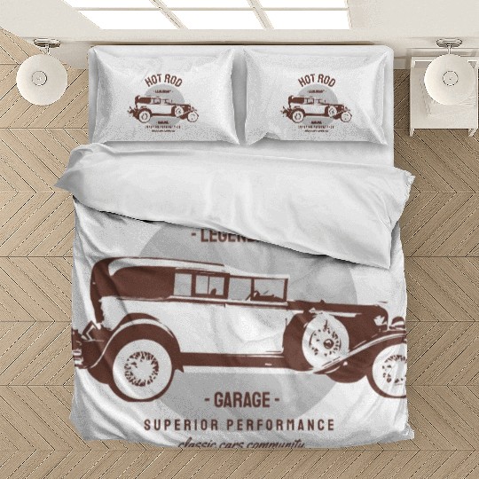 Hot rod legendary, classic car Bedding Sets