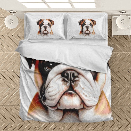 Bulldog Puppy Classic Bedding Sets
