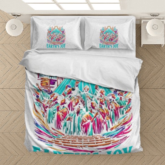 Gospel Music Religious Bible Scripture Christian Bedding Sets