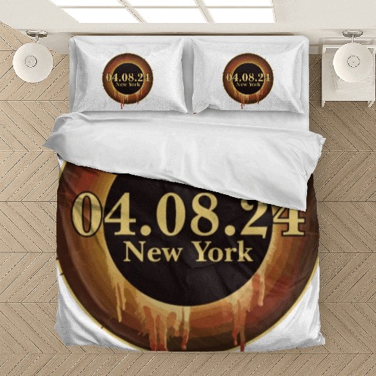 Total Solar Eclipse Path of Totality New York Bedding Sets