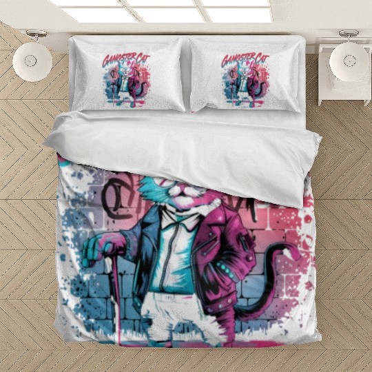 Gangster cat Bedding Sets