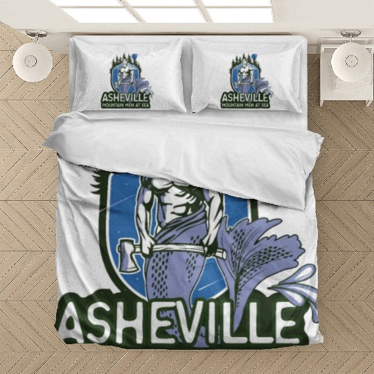 Asheville mountain men at sea Bedding Sets