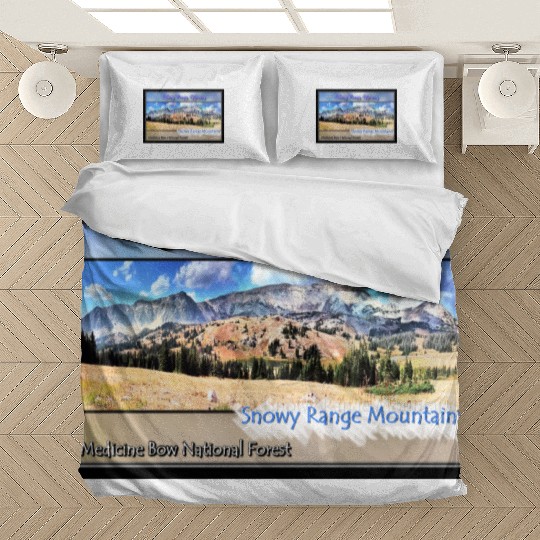 I've Been Framed! Snowy Range Scenic Byway Wyoming Bedding Sets