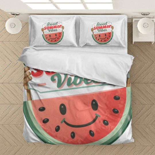 "Summer Joy: Smiling Watermelon" Bedding Sets