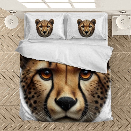 Cheetah Head Wildlife Bedding Sets
