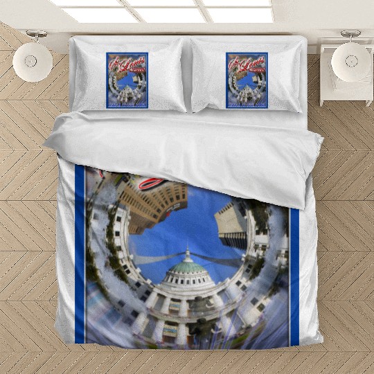 Historic Downtown St. Louis Arch & Courthouse Bedding Sets