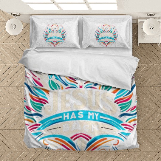Jesus Has My Back 27 Bedding Sets