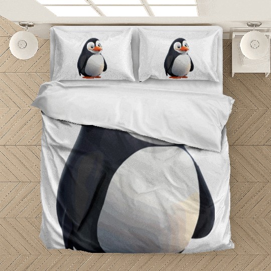 Cute cartoon penguin Bedding Sets