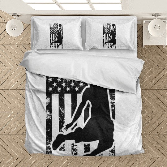 US Flag Basketball Bedding Sets
