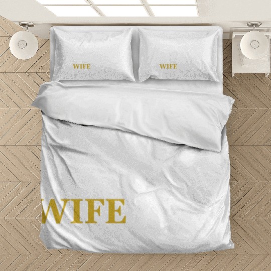 Black and Gold Wife Changing - Bitcoin Bedding Sets