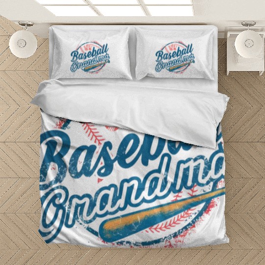 baseball grandma gift Bedding Sets
