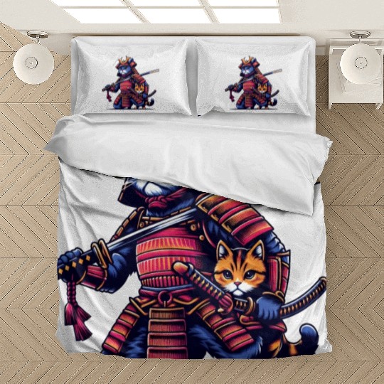 Light Samurai Cat Bedding Sets