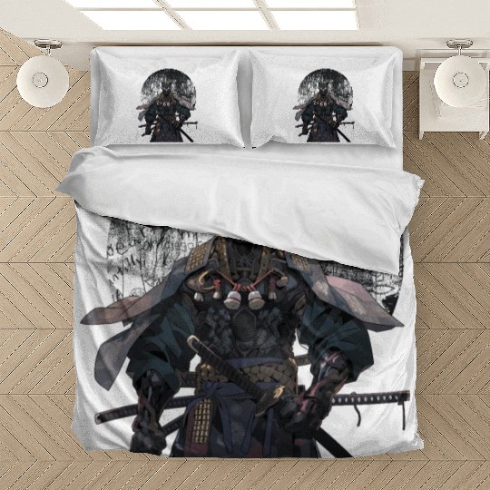 Anime Panther Warrior Samurai katana Bedding Sets