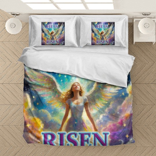 Angelic Joy and Supernatural Elation, HE IS RISEN! Bedding Sets