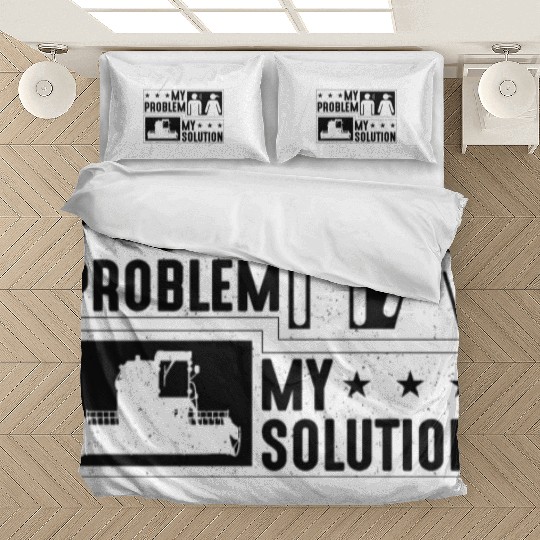 Harvester Lover My Problem My Pictogram Mom Dad Bedding Sets