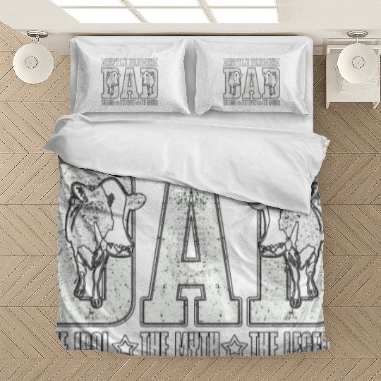 Cattle Farmer Dad The Idol The Myth Cattle Farming Bedding Sets