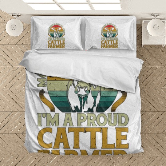 Cattle Farmer Morning Is Not My Time Dairy Farmer Bedding Sets