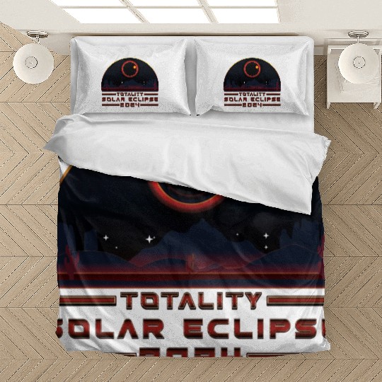 Totality Solar Eclipse 2024 - Science Bedding Sets
