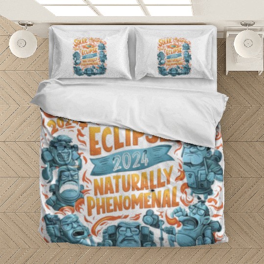 Solar Eclipse 2024 Naturally Phenomenal Bedding Sets