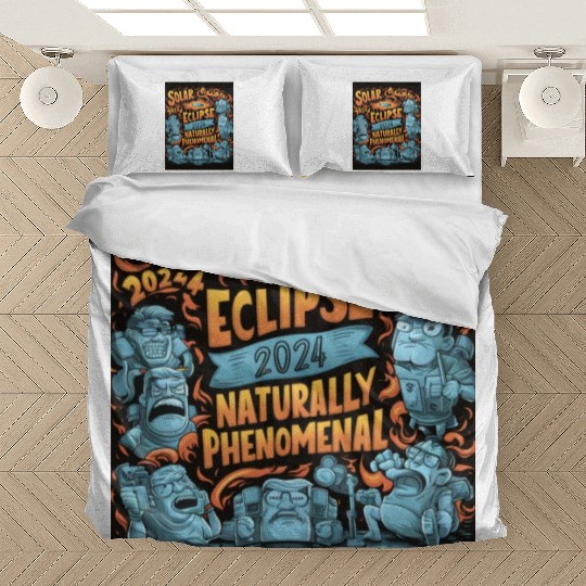 Solar Eclipse 2024 Naturally Phenomenal Bedding Sets