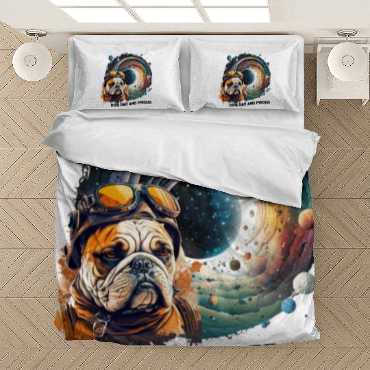 Dog Dad and Proud Bedding Sets
