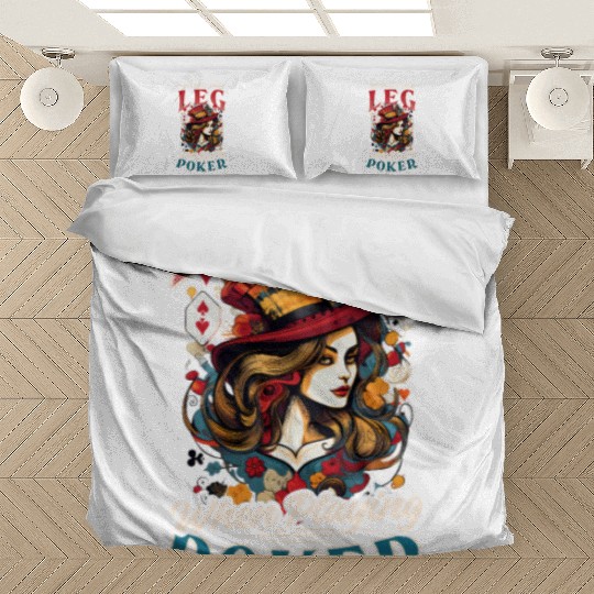 Poker Never Bet Leg Playing Poker Bedding Sets
