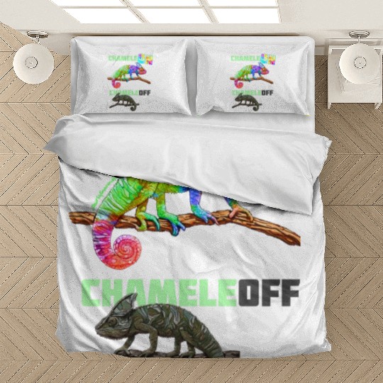 ChameleON ChameleOFF | Social Chameleon Bedding Sets
