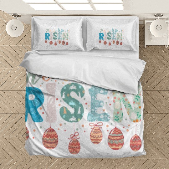 He Is Risen Easter Celebration Theme Bedding Sets