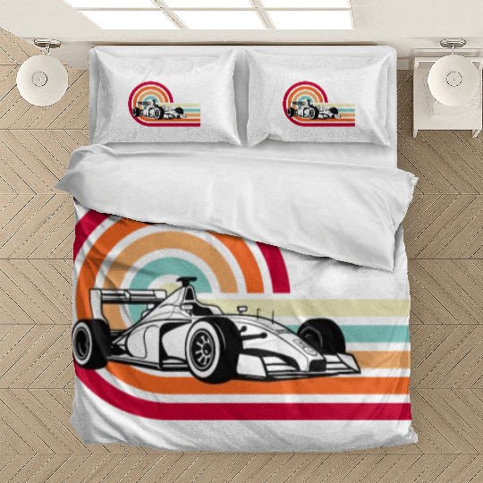 Retro Racing Race Car Driver Costume Bedding Sets