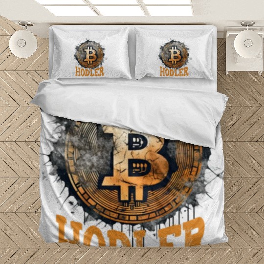 Bitcoin Hodler Funny HODL BTC Crypto Trader Bedding Sets
