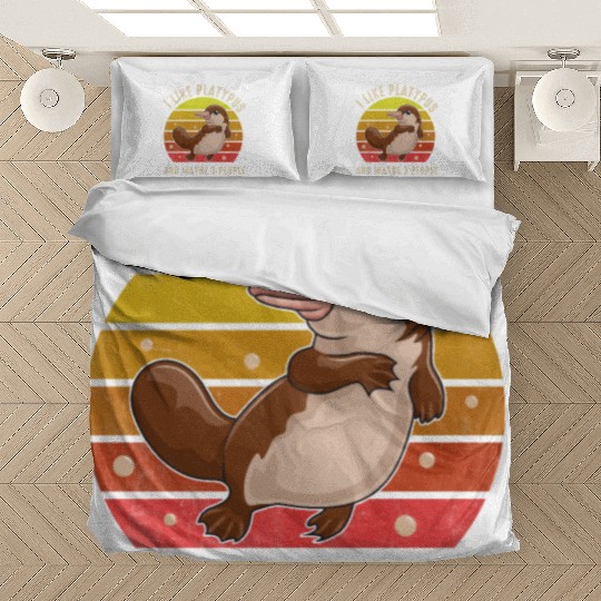 I Like Platypus And Maybe 3 People Bedding Sets