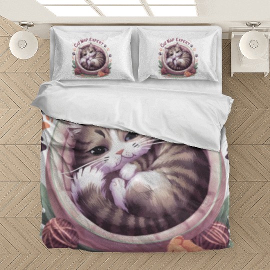 Cat Nap Expert - Funny Cat Outfit! Bedding Sets