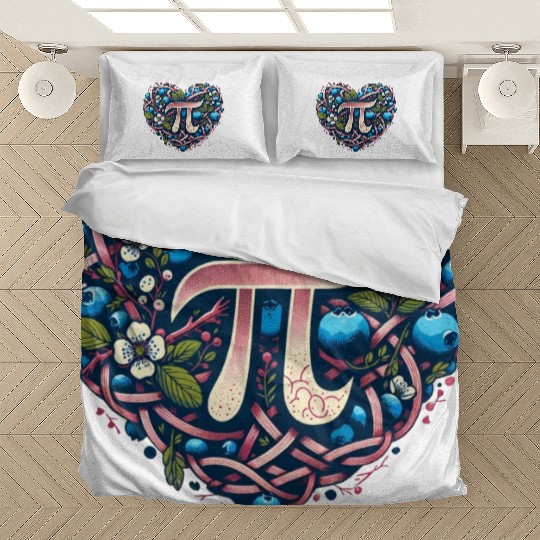 Blueberry Pi Day Bedding Sets
