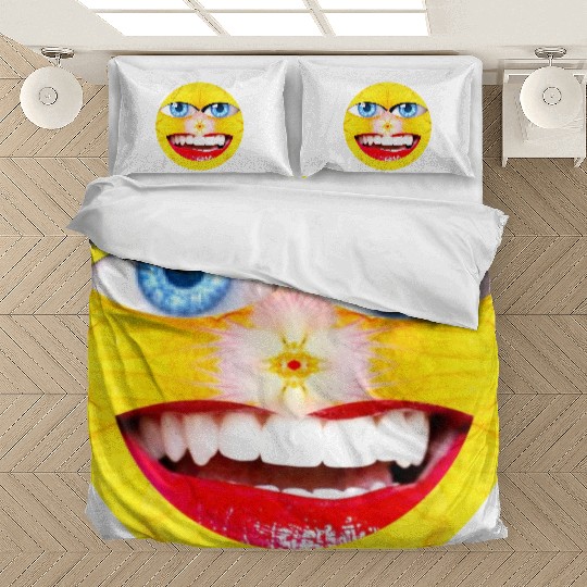 Smile Face Have a Nice Day Promote Happiness Joy Bedding Sets