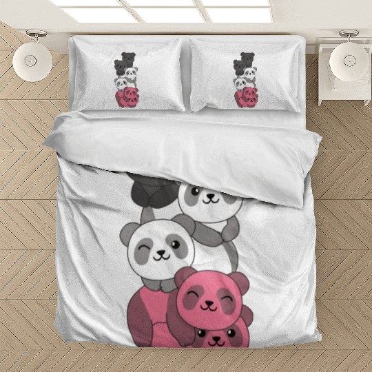 Femaric Flag Pride Lgbtq Cute Panda Bedding Sets