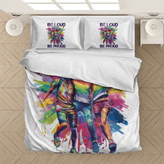 Rainbow Connection Embrace ,Happy Pride Bedding Sets