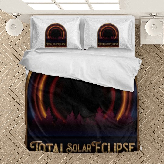 Total Solar Eclipse 2024 - Astronomy Bedding Sets