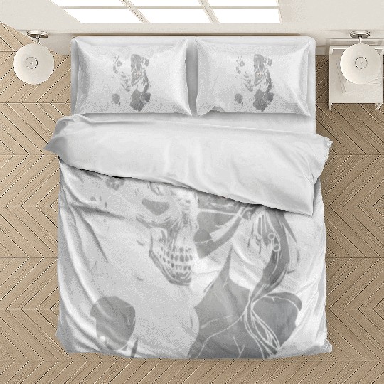 anime skull girl horror Bedding Sets