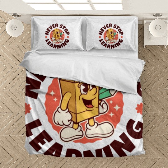 Never Stop Learning Bedding Sets