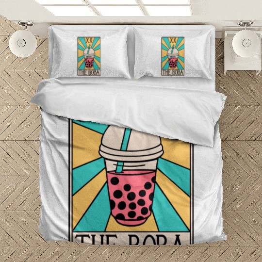 Boba Tarot Card - Bubble Tea Bedding Sets