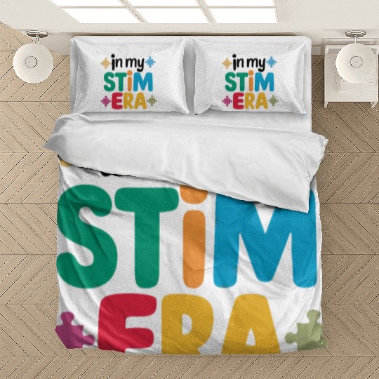 In My Stimulation Era Autism Spectrum Autism Bedding Sets