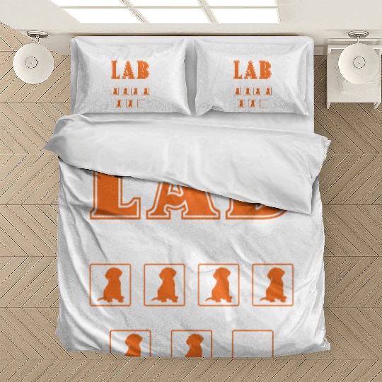 Brown Labrador CHOCOLATE LAB TRICKS Stubborn Bedding Sets