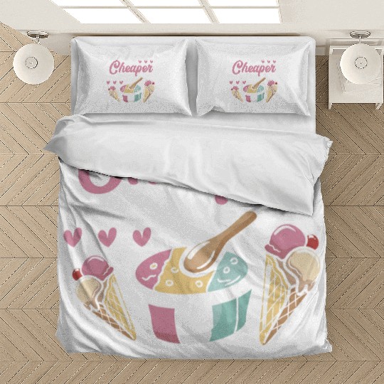 Ice Sweet Dessert Ice Cream Cone Bedding Sets