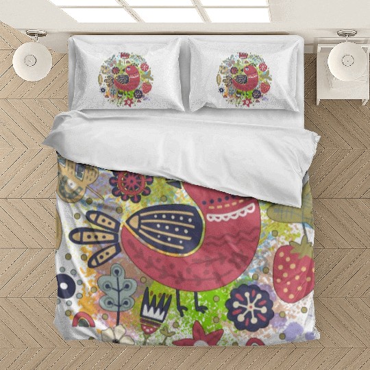 Design Abstract Bird Unique Art Bedding Sets