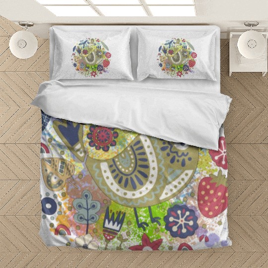Design Abstract Bird Unique Art Bedding Sets