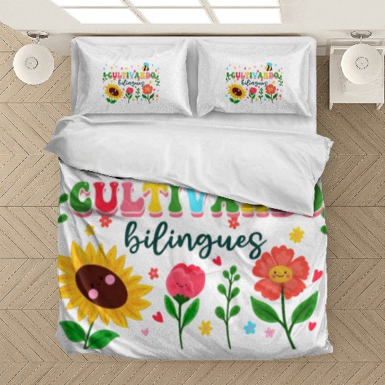 Cultivando Bilingües Spanish Teacher Bedding Sets